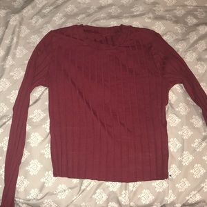 ❌NEW❌ ROMWE LONG SLEEVE RIBBED SHIRT🧡